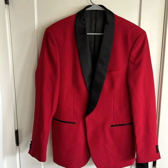 Red & Black Blazer - Picture 4 of 4